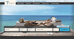Desktop Screenshot of french.tamareshotels.co.il